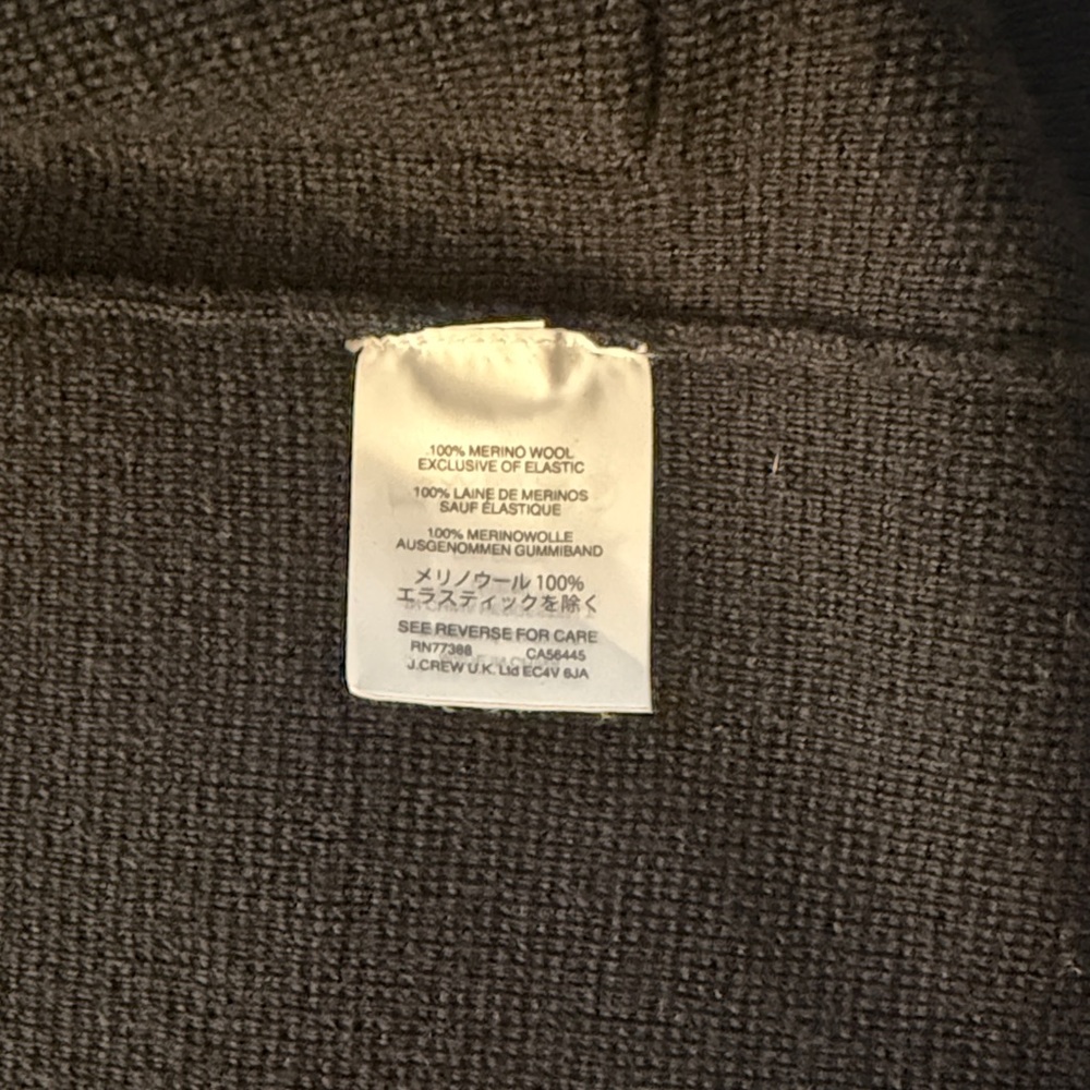 J. Crew Women's Black Wool Coat - Picture 4 of 5